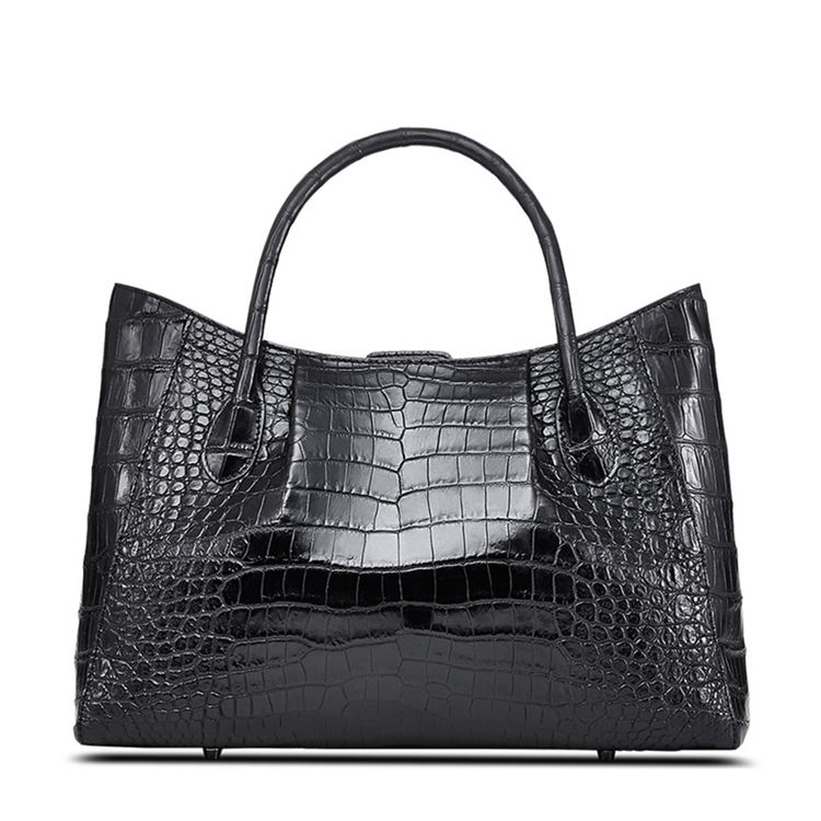 Classic Alligator Skin Tote Shoulder Handbag Shopping Travel Carry on ...