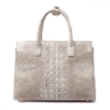 Crocodile Purse Top Handle Handbag Shoulder Bag-Back
