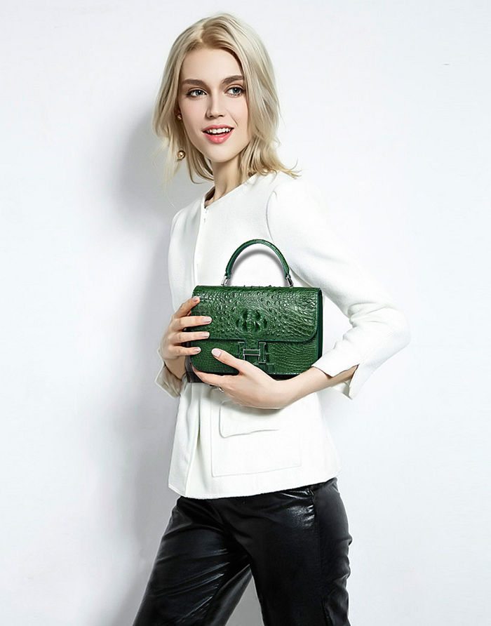 Crocodile Skin Handbag