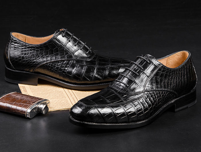 Crocodile Skin Shoes for Men