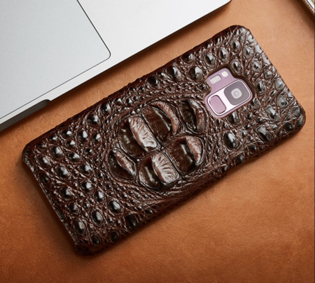 Crocodile and Alligator Leather Cases for Galaxy S9