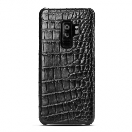Galaxy S9+ Plus Crocodile Belly Skin Case - Black