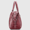 Women Casual Alligator Handbag, Fashion Top Handle Bag Cross body Shoulder Bag-Side