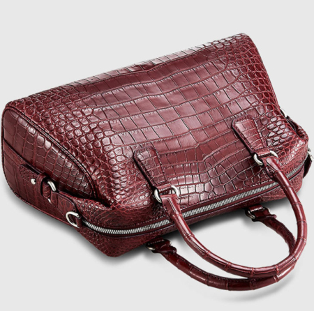 Women Casual Alligator Handbag, Fashion Top Handle Bag Cross body Shoulder Bag-Top