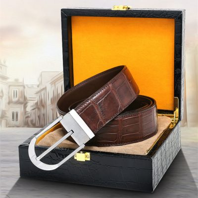 Alligator Leather Belt for Him