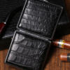 Cigarette Crocodile Alligator Leather Case - 2