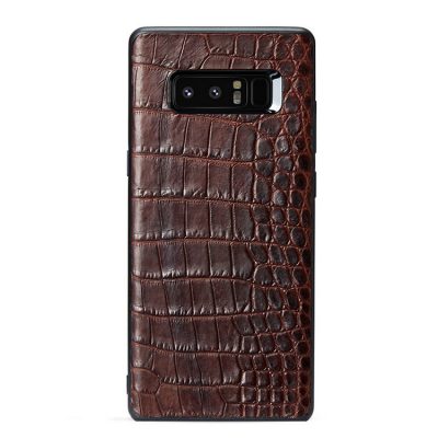 Crocodile Galaxy Note 8 Case, Alligator Galaxy Note 8 Case-Brown