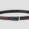 Designer Genuine Alligator Leather Belt-Brown