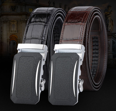 Designer Genuine Alligator Leather Belts