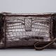 Genuine Alligator Skin Wrist Bag