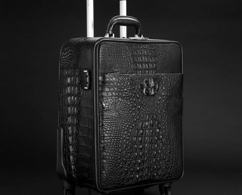 Men's Crocodile Leather Luggage