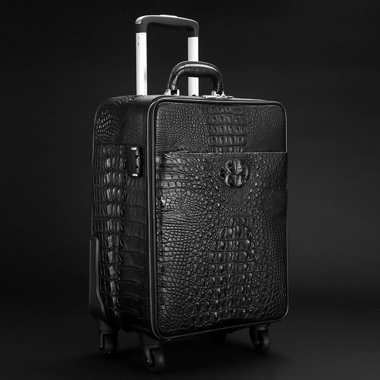 Men's Crocodile Leather Luggage