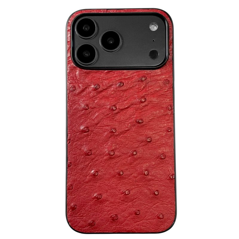Ostrich iPhone 17 Pro Max Cases - Red