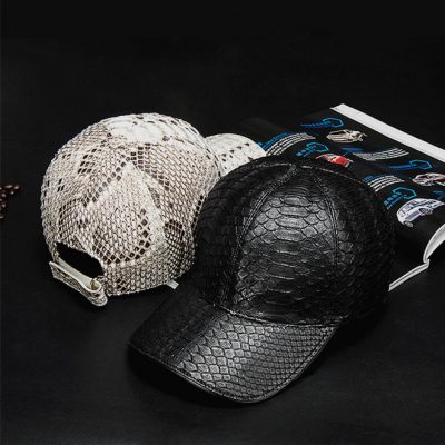 Snakeskin Hat, Python Skin Hat Baseball Cap