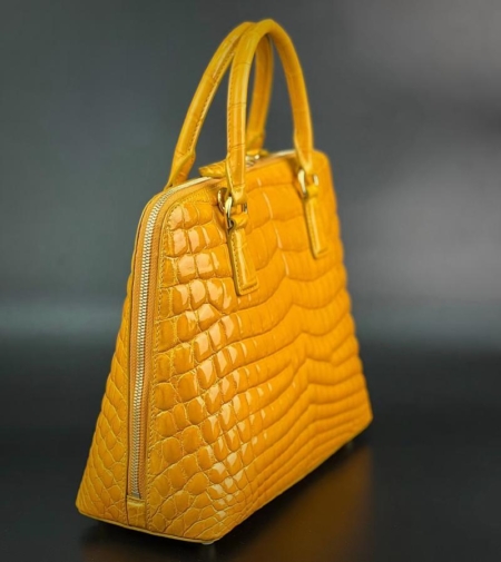 Alligator Handbags Alligator Evening Bags-Side