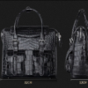 Casual Alligator Leather Crossbody Shoulder Messenger Bag Handbag-Size