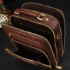 Crocodile Leather Shoulder Bag Messenger Briefcase CrossBody Handbag-Details