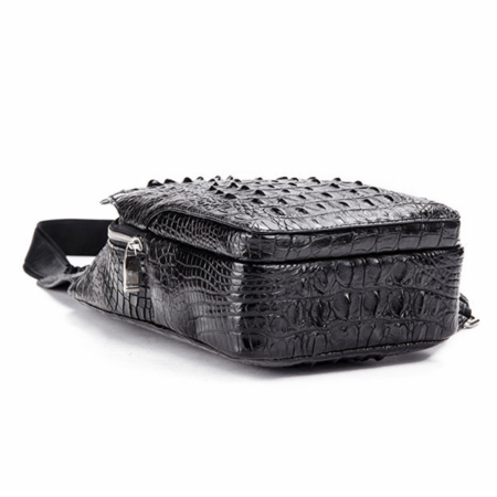 Crocodile Sling Backpack One Strap Travel Sport Crossbody Bag-Bottom