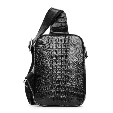 Crocodile Sling Bag, Alligator Sling Bag-Back