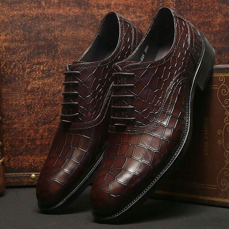 Fake crocodile shoes