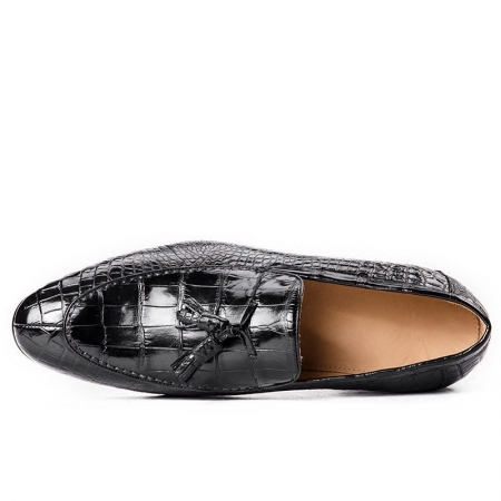Genuine Alligator Skin Slip-on Loafer Dress Shoes-Upper