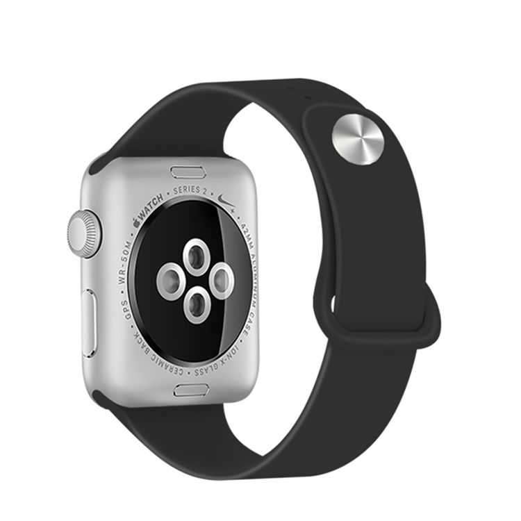 Silicon apple watch band