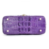 Women’s Casual Crocodile Leather Backpack Daypack for Ladies-Bottom