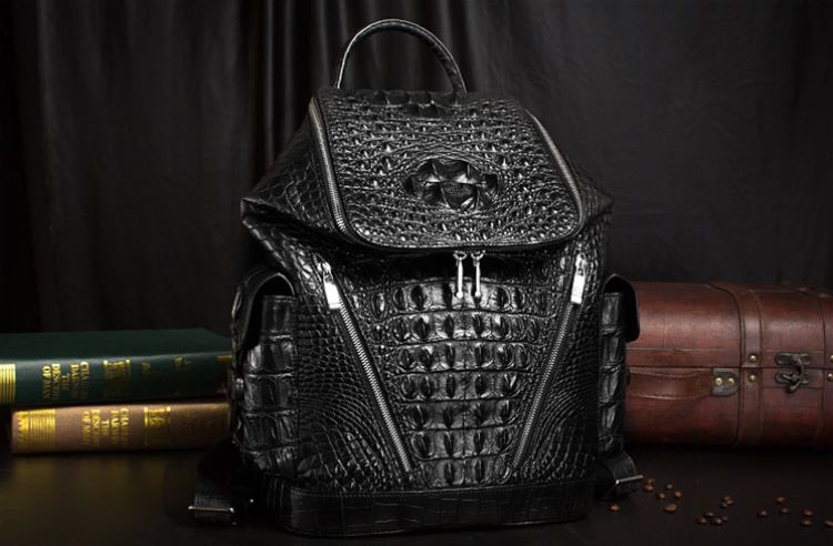 Luxury Alligator Skin Backpacks For Men