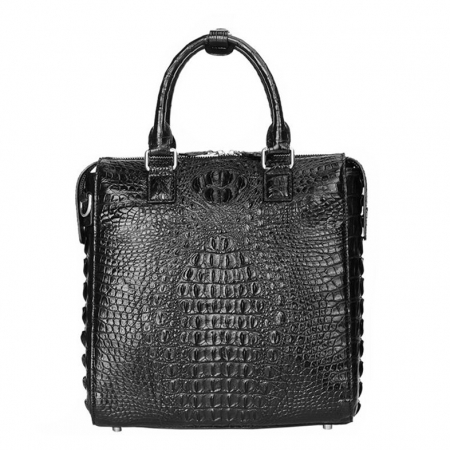 Modern Men's Crocodile Leather Briefcase Business Laptop Bags