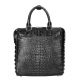 Modern Men's Crocodile Leather Briefcase Business Laptop Bags