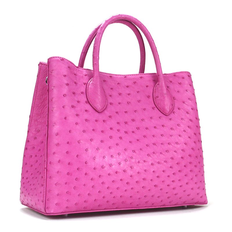 100% Genuine Ostrich Leather Skin Women Tote Bag Famous High End Quality  Handbag Yellow And Pink Color Free Shipping - Shoulder Bags - AliExpress