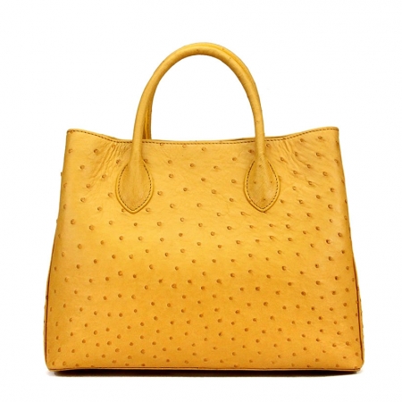 Ostrich Handbags Shoulder Bags Tote Purses – Yellow