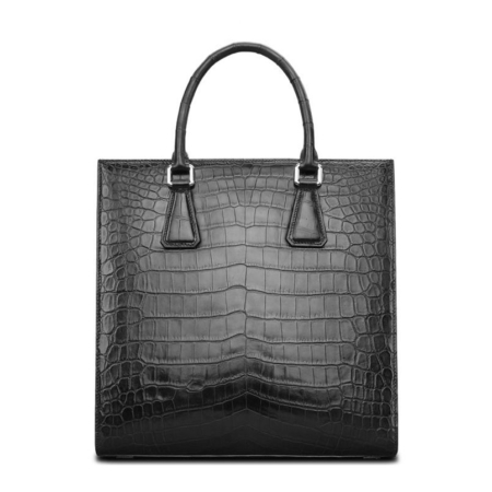 Unisex Alligator Briefcase Laptop Bag Business Tote