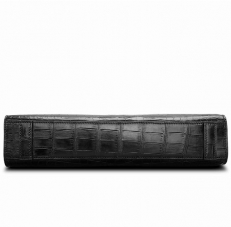 Unisex Alligator Briefcase Laptop Bag Business Tote-Bottom