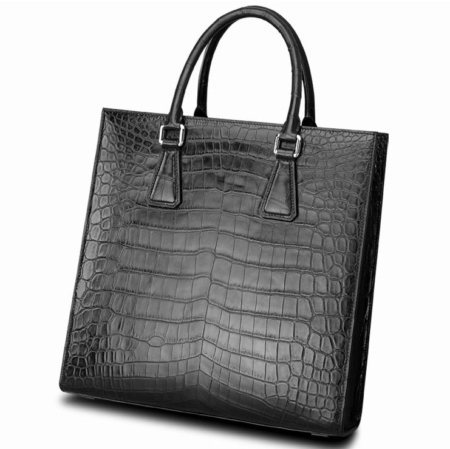 Unisex Alligator Briefcase Laptop Bag Business Tote-Display