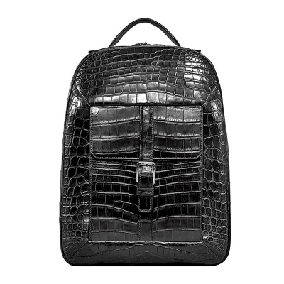 Handcrafted Crocodile Alligator Belly Leather Backpack Shoulder Bag Tr –  Crocodile Viet