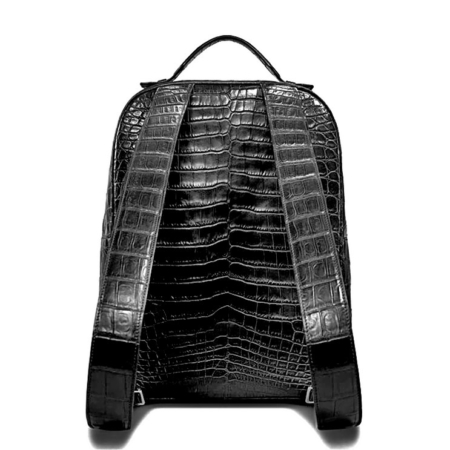 Alligator Leather Backpack Stylish Alligator Travel Bag-Back