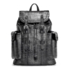 Alligator Skin Backpack Shoulder Bag Travel Bag