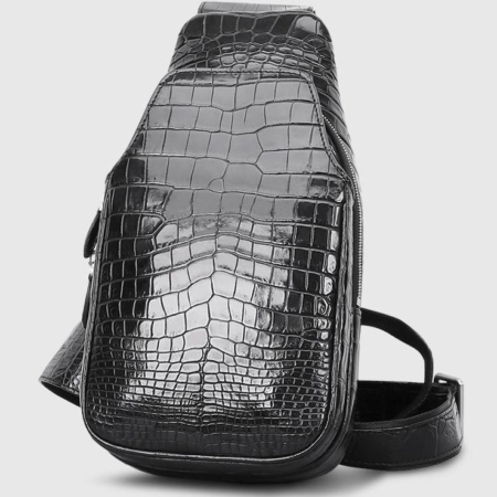 Genuine Alligator Skin Backpack, Luxury Backpack for Men