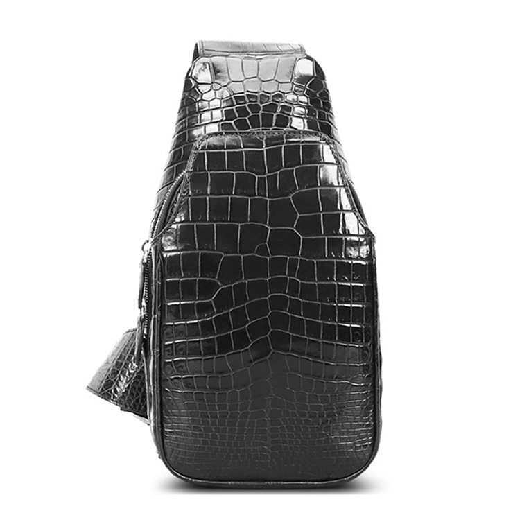 Alligator Skin Bag Outdoor Chest Pack Shoulder Backpack