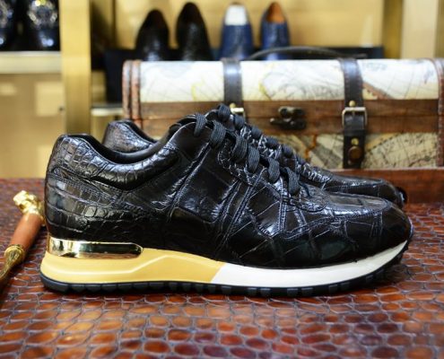 Alligator Skin Sneakers for Men