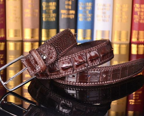 American Alligator Skin Belt