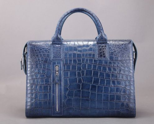 BRUCEGAO alligator briefcase Top luxury mens briefcase brand