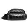 Casual Travel Alligator Leather Shoulder Sling Backpack Bag-Bottom