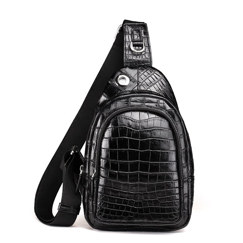 Genuine Alligator Skin Backpack, Luxury Backpack for Men