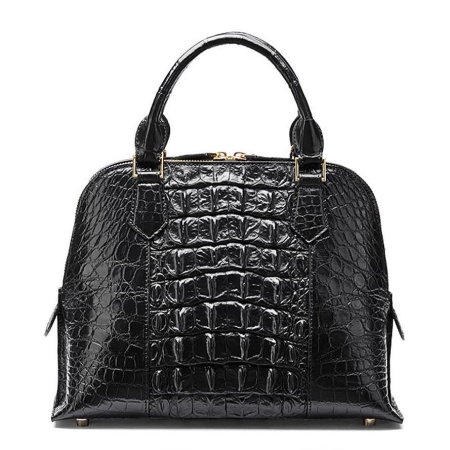 Crocodile Leather Handbags Purses Shoulder Bags for Women-Back