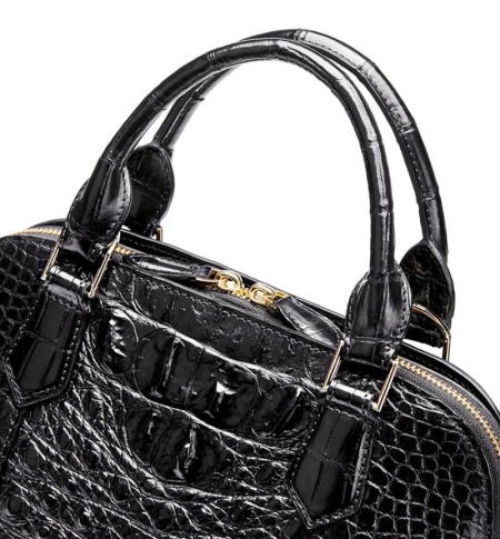 Crocodile Leather Handbags Purses Shoulder Bags for Women-Top