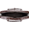 Handmade Classic Crocodile Leather Briefcase Laptop Bag Business Bag-Inside