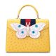 Luxury Genuine Ostrich Leather Handbag Crossbody Bag