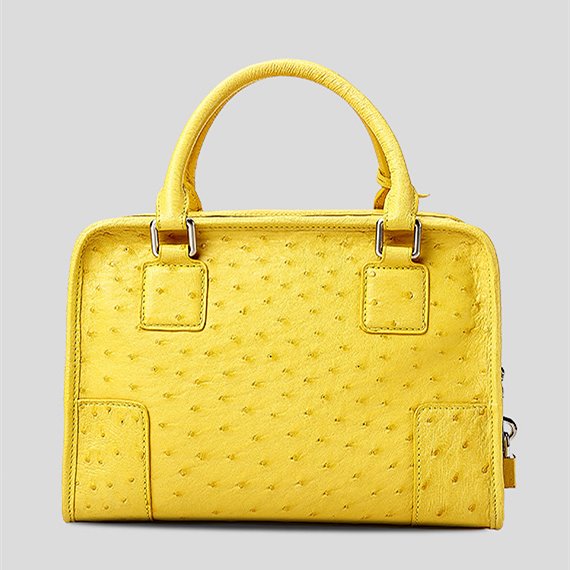 ostrich leather bag